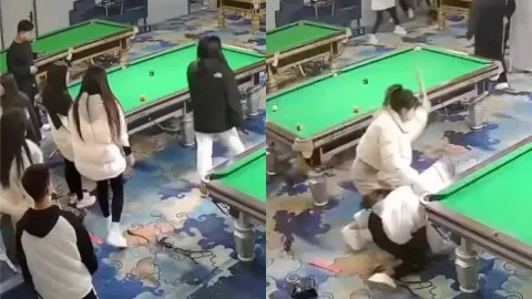 台球厅砍人双刀事件