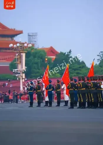 受阅部队